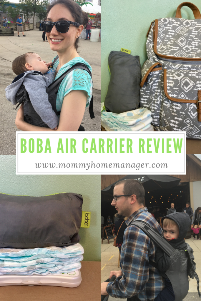 Boba carrier front store facing